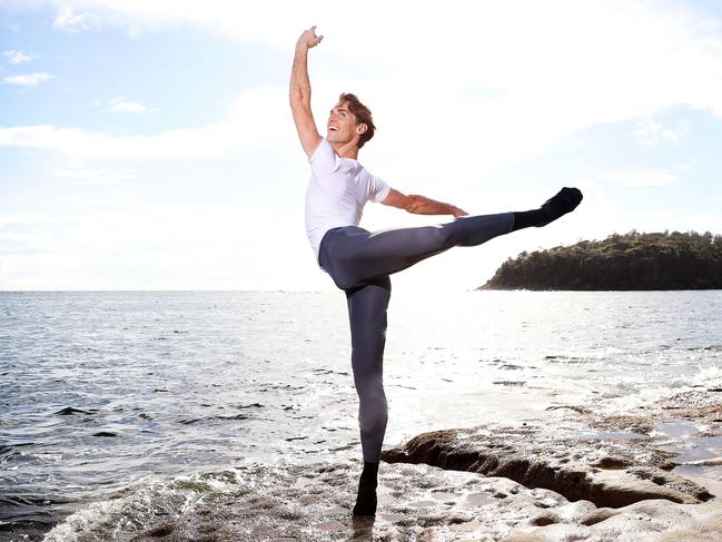 Dancer Nathan Brook is a soloist with The Australian Ballet. He has been awarded the first prize and the people's choice in the Telstra Ballet Dancer Awards. Picture: Tim Hunter.