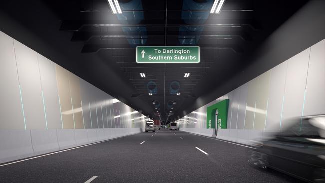 River Torrens to Darlington Project , New impressions December 2022 . Tunnels