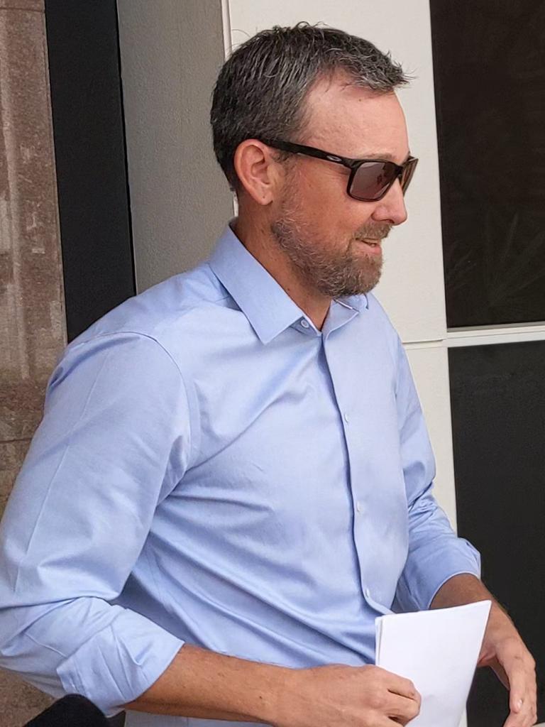 Former police officer Wade Hawkins, 44, was sentenced in the Darwin Supreme Court on Wednesday May 31 after pleading guilty to attempting to pervert the course of justice and making a false declaration.