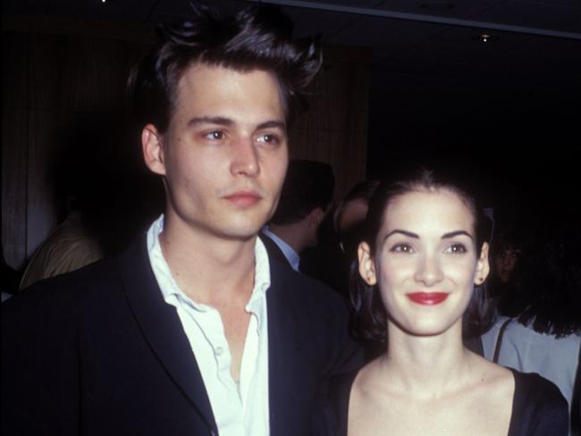 Johnny Depp had his ‘Winona Forever’ tattoo removed after breaking up with Winona Ryder. Photo: Barry King/WireImage.