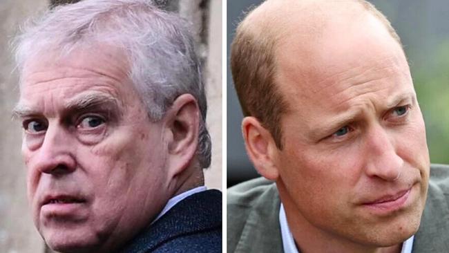 Prince Andrew and Prince William.