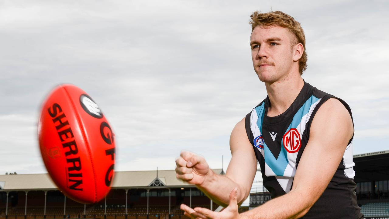 New Port Power recruit Jason Horne-Francis’ return game against former side North Melbourne is expected to be one of the hyped fixtures of 2023. Picture: Brenton Edwards