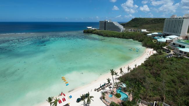 Tumon Bay, on the US island territory of Guam.