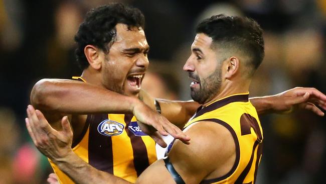 How will the Hawks replace Cyril Rioli and Paul Puopolo? Picture: Getty Images