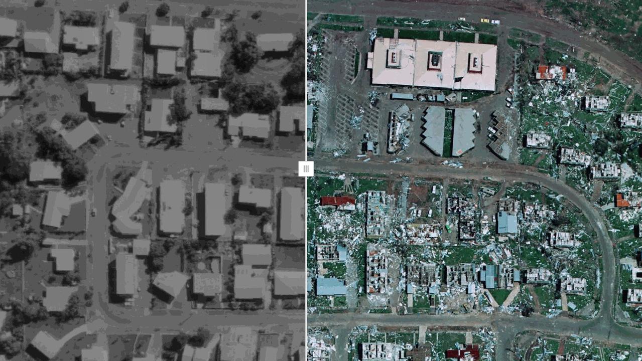 Famous Darwin sites before and after Cyclone Tracy revealed in new map