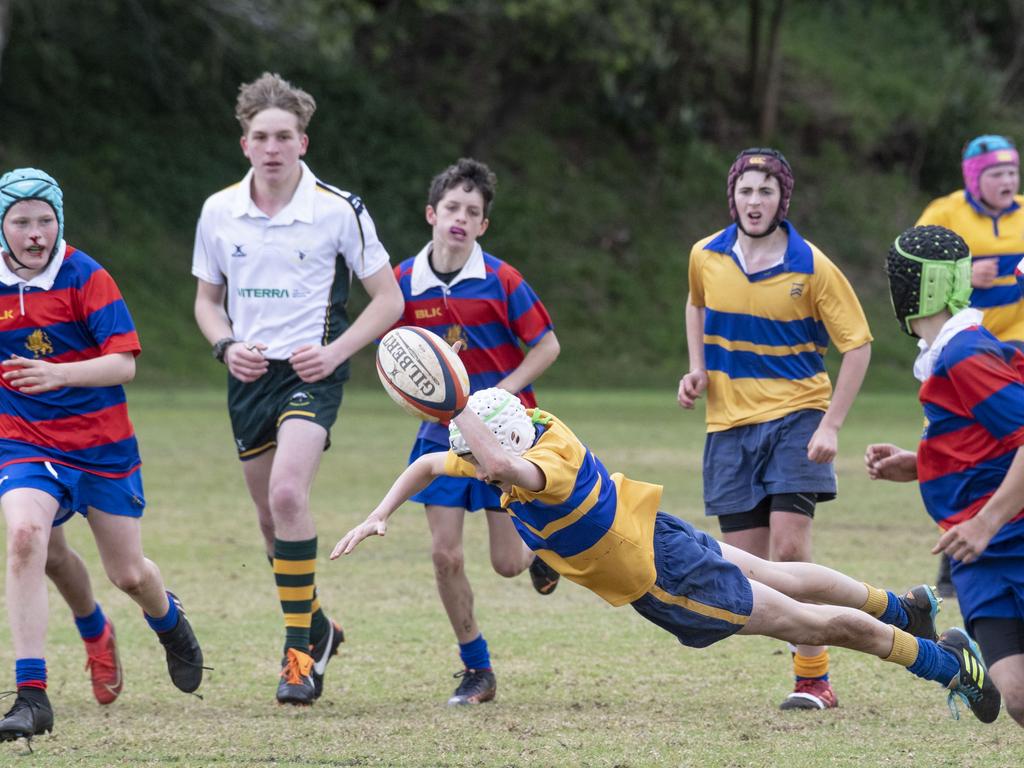 13Bs Downlands vs TGS. The O'Callaghan Cup played at Downlands College. Saturday, August 6, 2022. Picture: Nev Madsen.