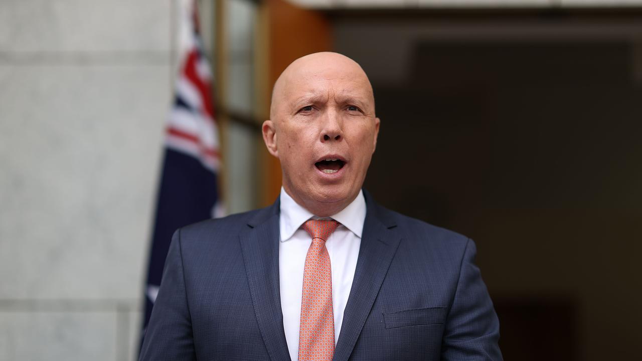 Defence Minister Peter Dutton said the deal was key to protecting Australia against the rising risk within the Indo-Pacific. Picture: NCA NewsWire / Gary Ramage