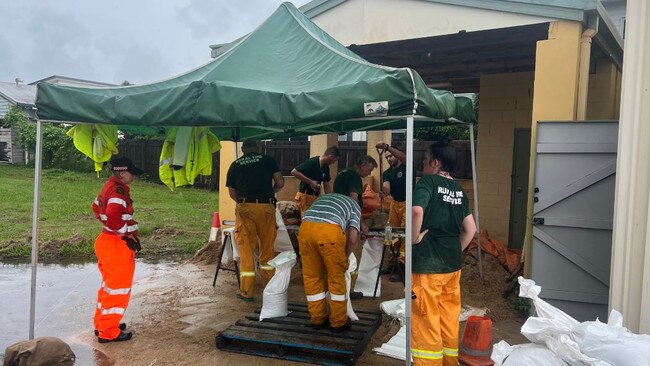 Northwest Queensland has been thrashed with even more rain with more on the way. Picture: Queensland FES