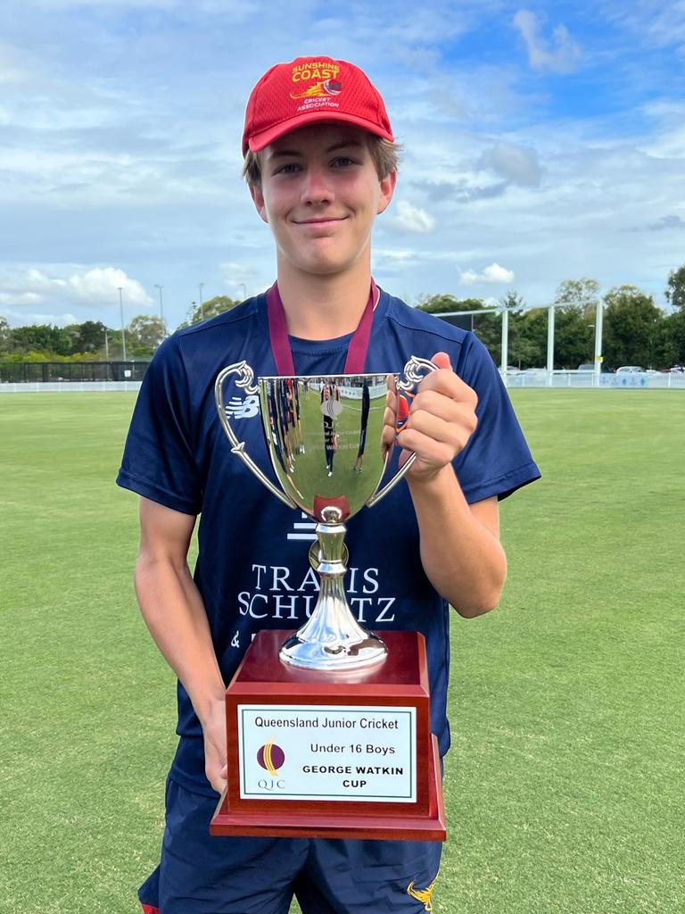 Sunshine Coast cricketer Zaden Melverton.