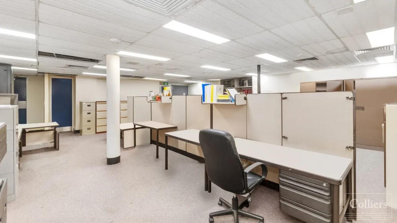 The office space in the Australian Workers Union building at 331-339 Sturt St, Townsville. Picture: Colliers.