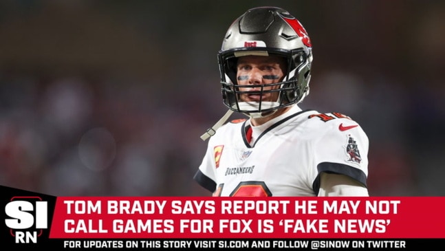 Is Tom Brady potentially less likely to call NFL games for Fox?