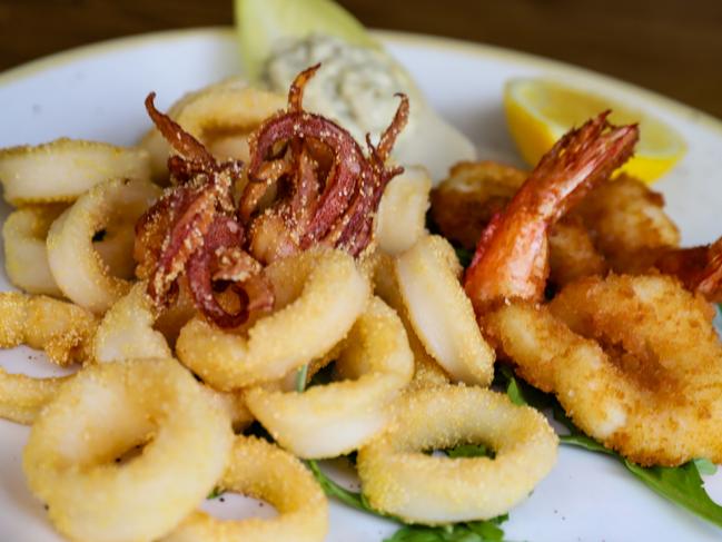 The calamari dish at Bar M. Picture: Jenifer Jagielski