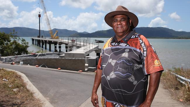 Yarrabah mayor Ross Andrews has encouraged vulnerable communities to come forward and get fully vaccinated. Picture: Brendan Radke