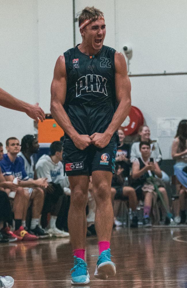 Sunshine Coast Phoenix player Nelson Kahler will be one to watch in the 2022 NBL1 North season. Picture: Jack Riddiford.