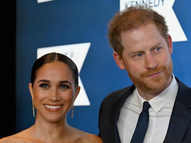 The Sussexes have been axed by streaming giant Spotify. Picture: AFP