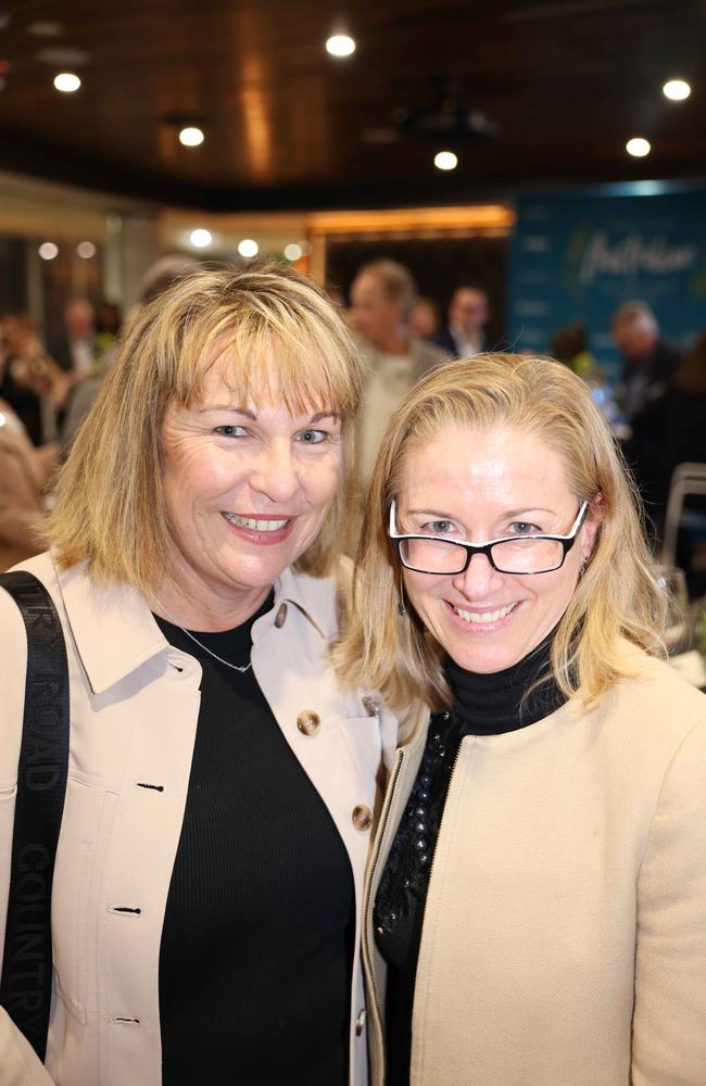 Bernadette Gleadhill and Tina Flesser at the Gold Coast Australian of the Year Awards 2024 at Skypoint Q1 for Gold Coast at Large. Picture, Portia Large.