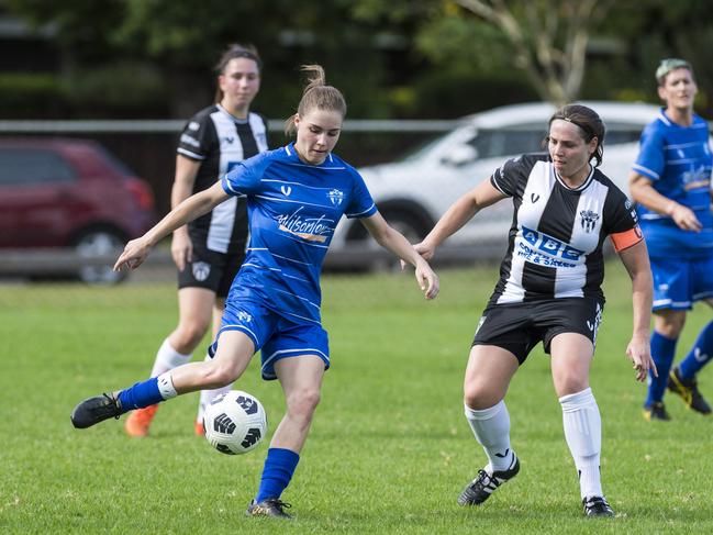 Madison Lockwood is a prolific goalscorer for Rockville Rovers. Picture: Kevin Farmer