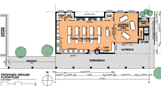 Approved plans for the expansion at Carlisle Adventist Christian College, 17 Holts Rd, Beaconsfield.