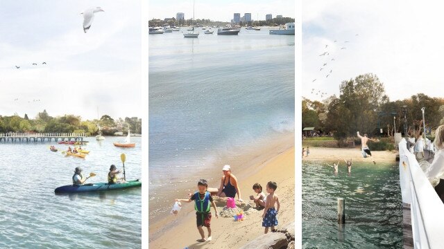 Three new sites along Parramatta River will be transformed by 2025.