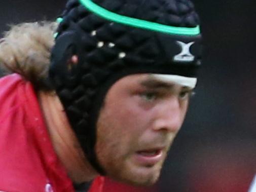 DURBAN, SOUTH AFRICA - MARCH 15: Willem Alberts of the Cell C Sharks looks to tackle Liam Gill of the Reds during the Super Rugby match between Cell C Sharks and Reds at Growthpoint Kings Park on March 15, 2014 in Durban, South Africa. (Photo by Steve Haag/Gallo Images/Getty Images)