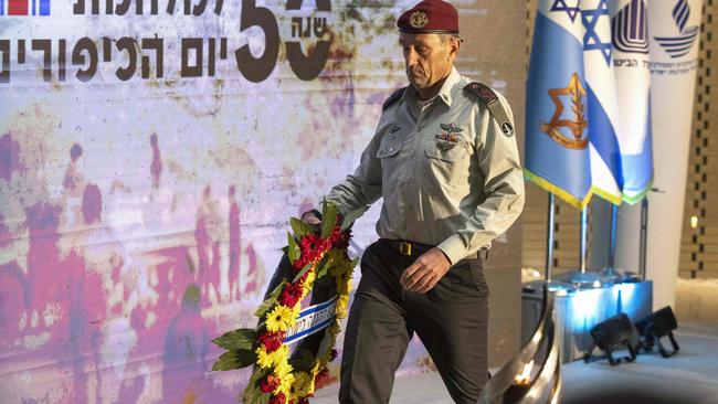 Israel Defence Forces chief of staff Herzi Halevi. Picture: Menahem Kahana/AFP