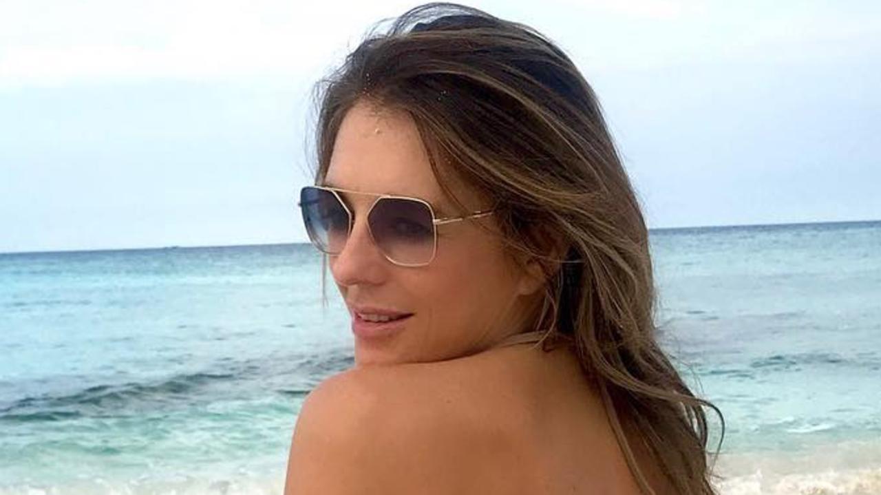 Close Up Beach Nudes - Liz Hurley posts nude Instagram photo in Honey Bikini | news.com.au â€”  Australia's leading news site