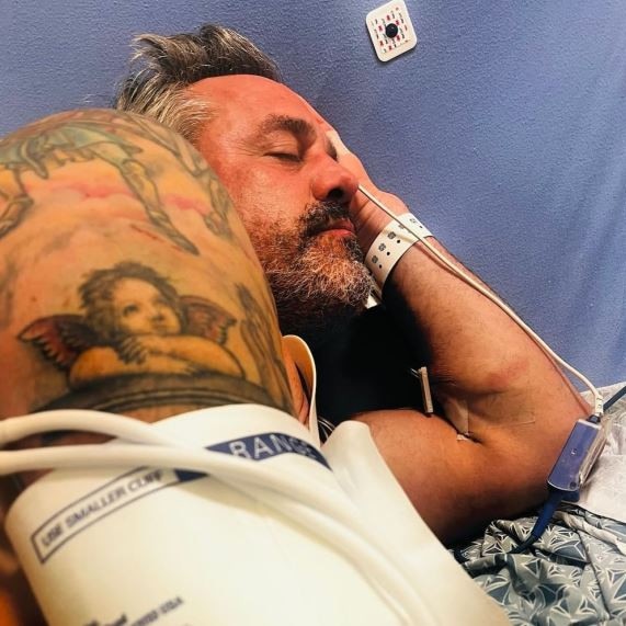 Buffy the Vampire Slayer star Nicholas Brendon - who played Xander - is in hospital. Picture: Instagram