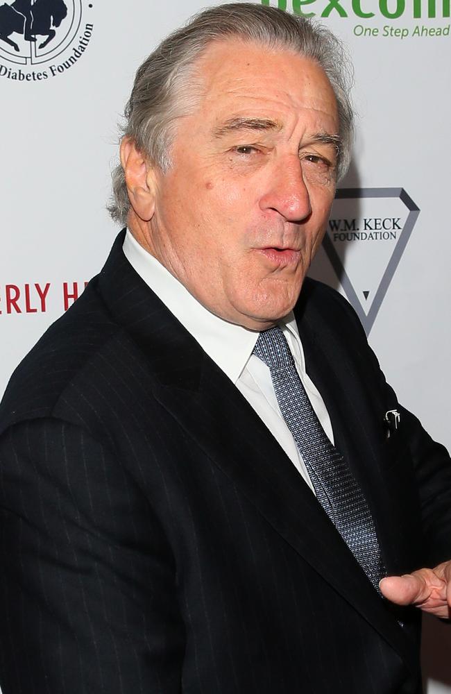 US actor Robert De Niro has been an outspoken critic of Donald Trump. Picture: AFP