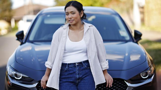 Ellen Myint may not have racked up a $107,000 road toll bill, but she is one of the many motorists still paying the price. Picture: Sam Ruttyn