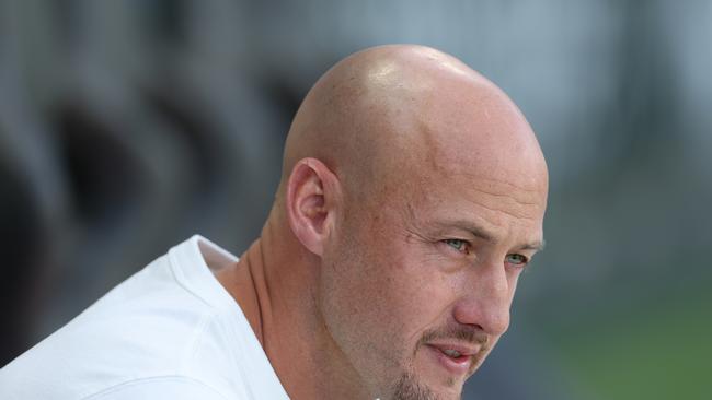 MELBOURNE, AUSTRALIA - JANUARY 11: Brisbane Roar coach Ruben Zadkovich looks on prior to the round 13 A-League Men match between Melbourne City and Brisbane Roar at AAMI Park, on January 11, 2025, in Melbourne, Australia. (Photo by Robert Cianflone/Getty Images)