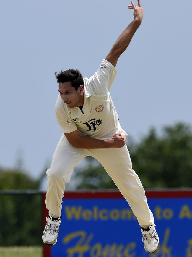 Boland lets rip at Butler Oval. Picture: Andy Brownbill