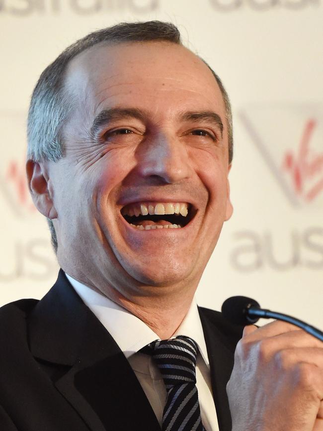 Virgin Australia chief executive John Borghetti. Picture: AFP