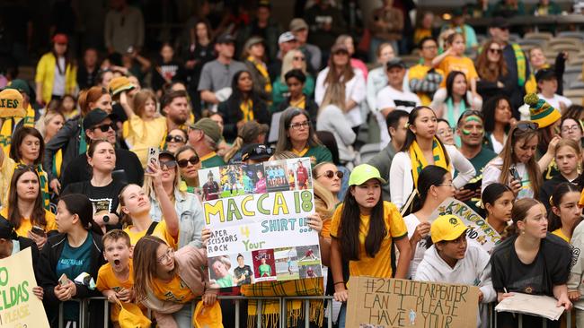 Football Australia – which has been riding high on the Matildas making the World Cup semi-finals last year – has launched an investigation into the mass leak, saying it ‘takes the security of all its stakeholders seriously’. Picture: Getty Images