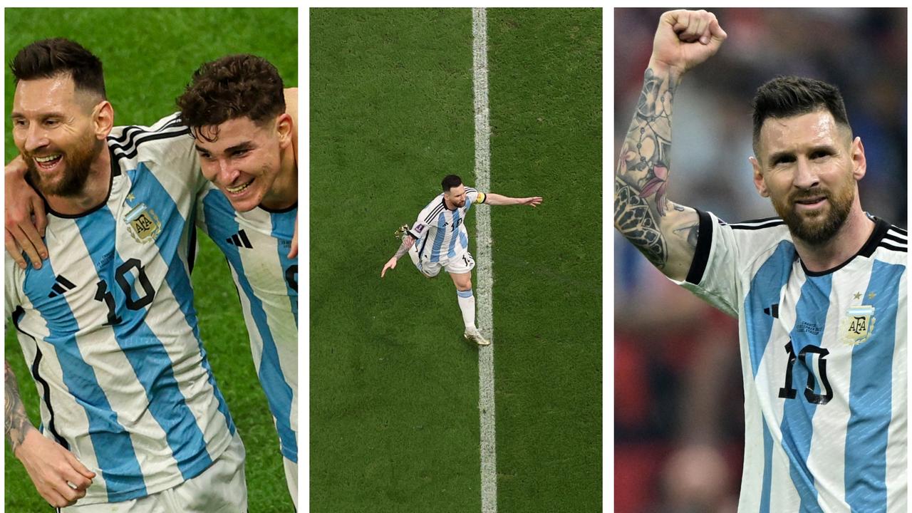 Lionel Messi scored two goals against Croatia.