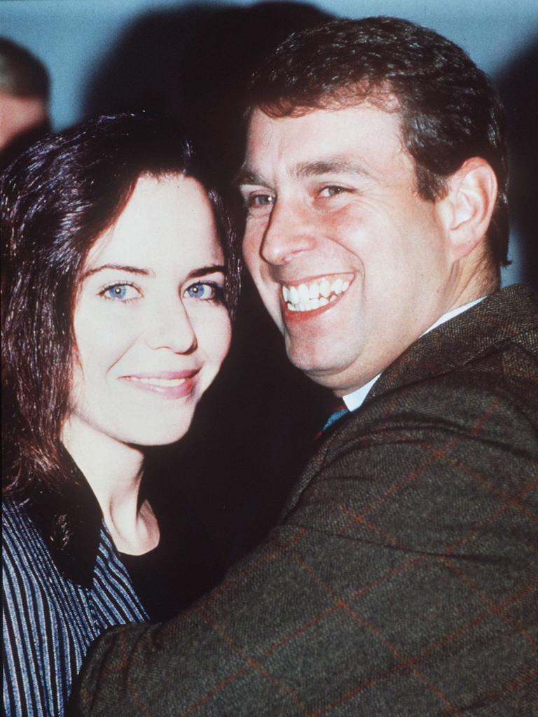 Prince Andrew with his girlfriend Koo Stark in the early 1980s. Picture: Supplied