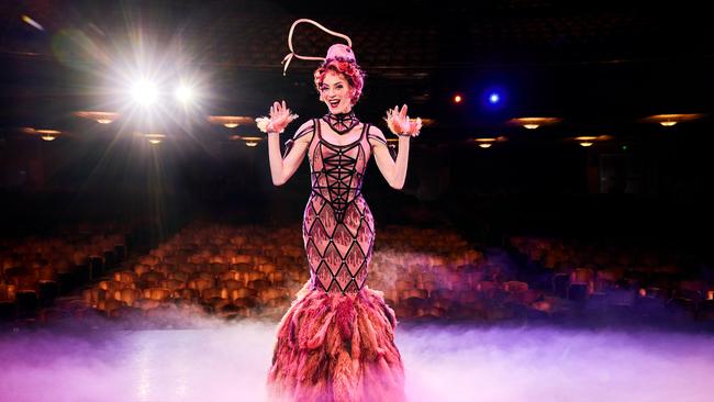 Hayley Martin starring as Babette in Disney’s Beauty and the Beast the Musical, currently playing at QPAC. Picture: Claudio Raschella