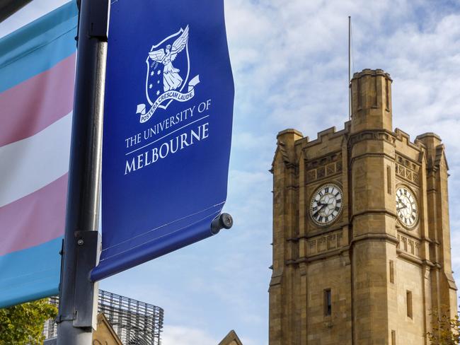 The University of Melbourne held its position as the top-preferred Victorian university for high-school graduates Picture: David Geraghty