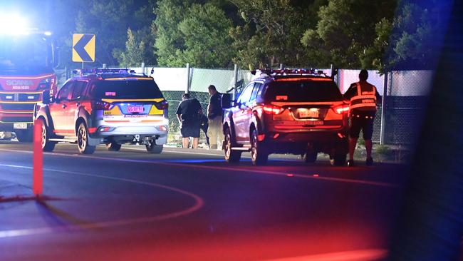 A man was killed when the motorbike he was riding crashed into a pole at Sunshine Beach near Noosa. Picture: Patrick Woods.