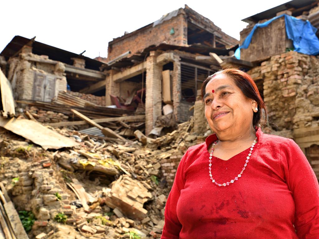 Earthquakes ruin in Nepal. Picture: Ronan O'Connell