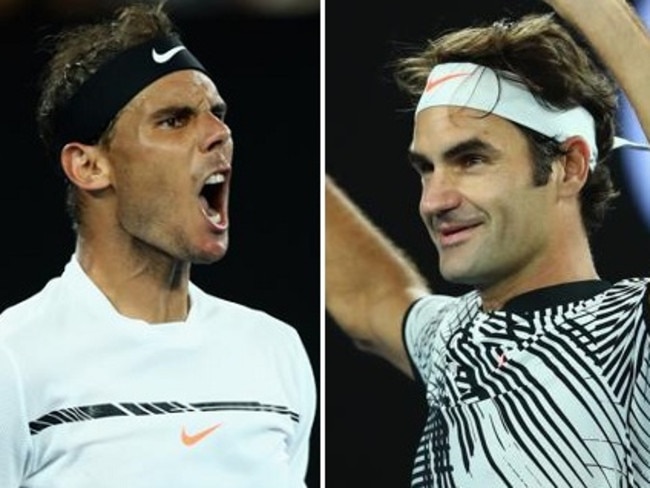 Australian Open Andy Roddick Roger Federer Rafael Nadal Herald Sun