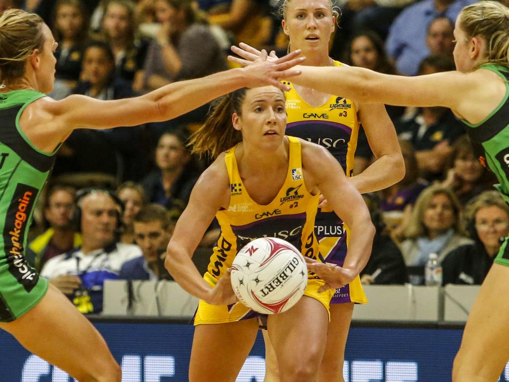 Browne’s breakout season in the Super Netball came away from her home state of Victoria, with the Sunshine Coast Lightning. Picture: AAP Image/Glenn Hunt