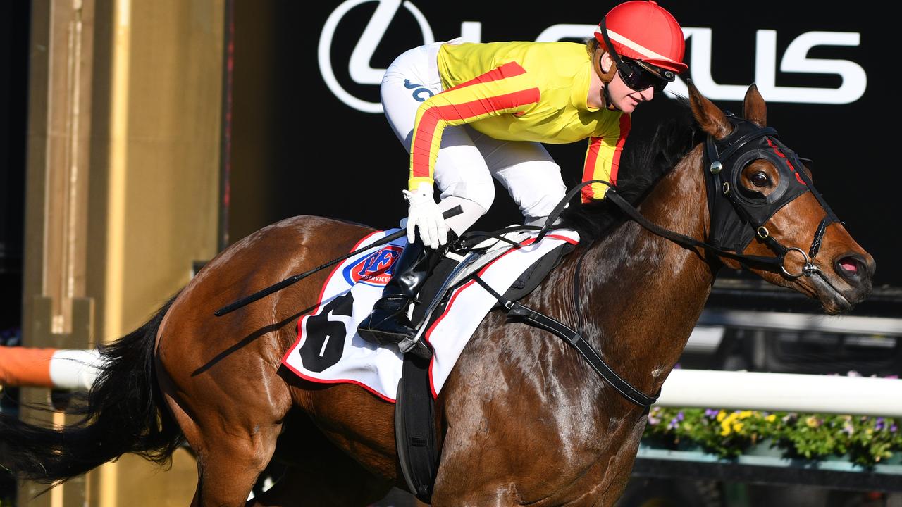 Gatting caused a boilover in the Makybe Diva Stakes last start. Can he repeat the dose in the Underwood Stakes? Picture: AAP