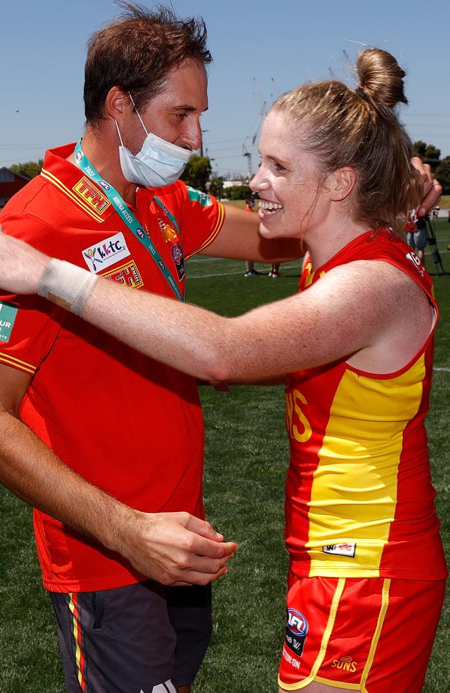 Cameron Joyce and Tara Bohanna are both leaving Gold Coast. Picture: Getty Images