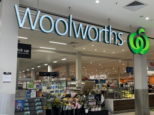 Woolworths supermarket at Greystanes Shopping Centre. Generic Greystanes photos.