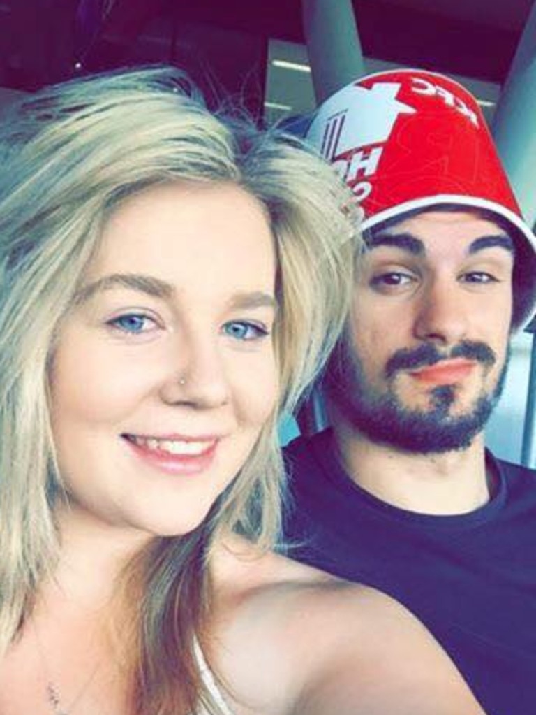 Cassie Sainsbury and her ex-fiance, Scott Broadbridge.