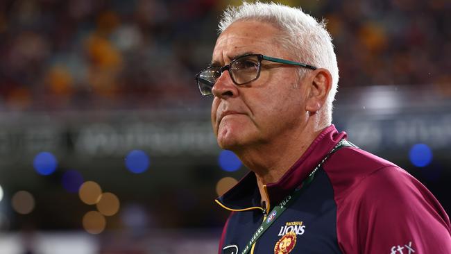 Lions coach Chris Fagan said the players did what they had to do in the final quarter after falling behind. Picture: Chris Hyde/AFL Photos/via Getty Images