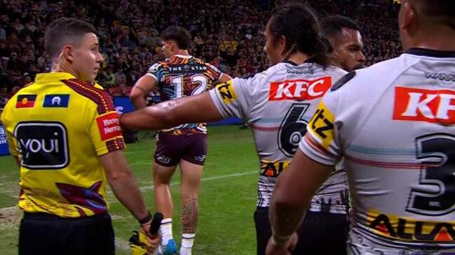 Penrith’s Jarome Luai escapes suspension for push on match official