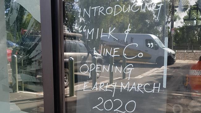 The Milk and Wine Co is opening at Heathmont Village in March. Picture: Kiel Egging.