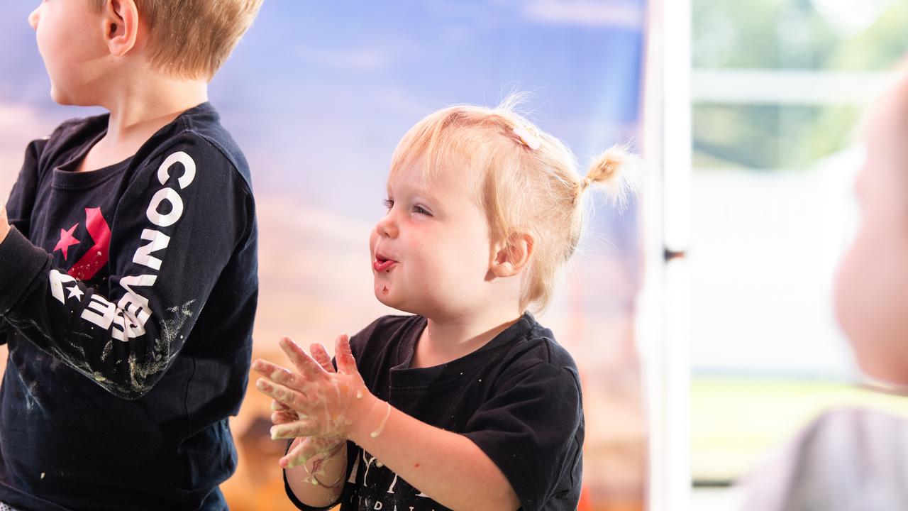 Children had at absolute blast at Messy Play Nambour on Wednesday. Photo: Joseph Byford Photography