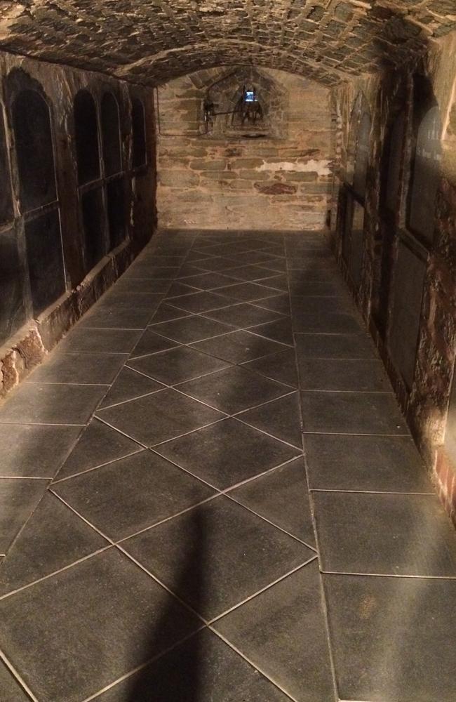 The crypt underneath St Aloysius' Church is unique for a parish church in Australia.